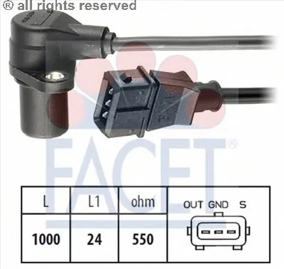 Датчик импульсов; Датчик импульсов, маховик FACET купить