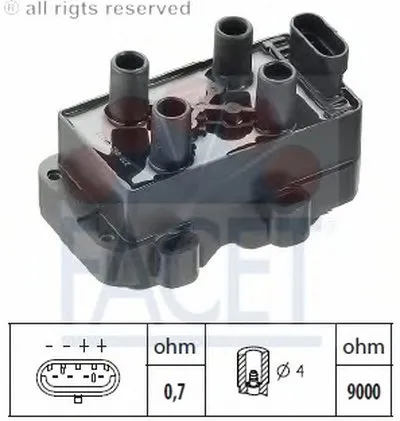 Катушка зажигания FACET купить