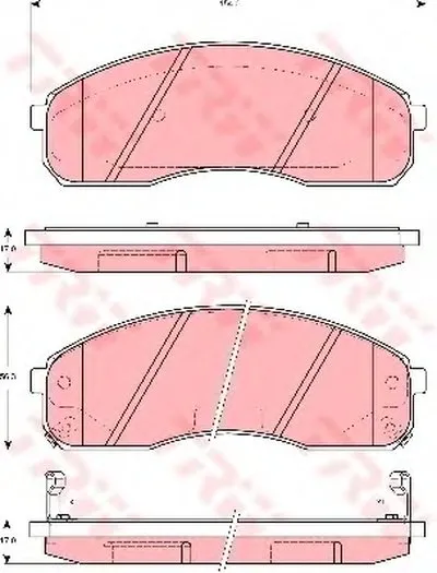 Комплект тормозных колодок, дисковый тормоз COTEC TRW купить