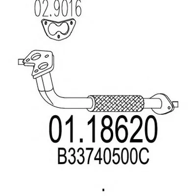 Труба выхлопного газа MTS купить