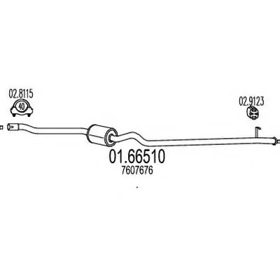 Глушитель выхлопных газов конечный MTS купить