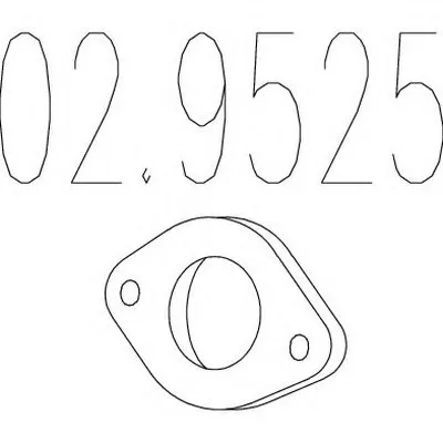 Прокладка, труба выхлопного газа MTS купить