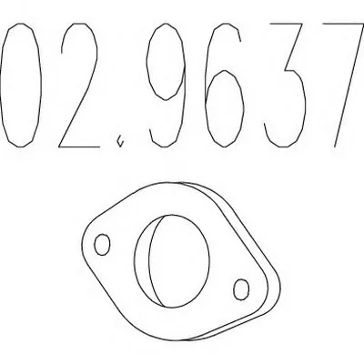 Прокладка, труба выхлопного газа MTS купить