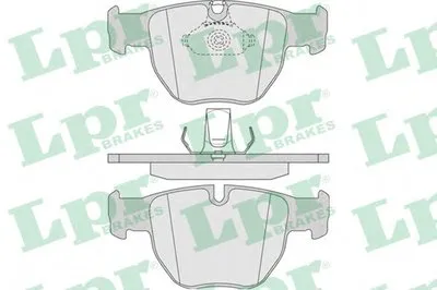 Комплект тормозных колодок, дисковый тормоз LPR купить