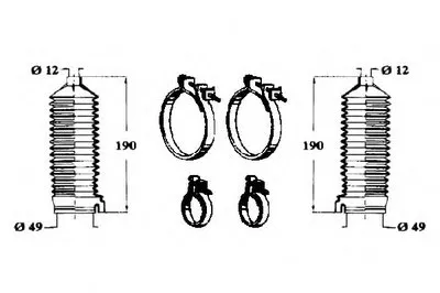 Комплект пылника, рулевое управление OCAP купить