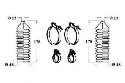Комплект пылника, рулевое управление OCAP купить