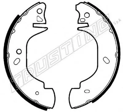 Комплект тормозных колодок TRUSTING купить