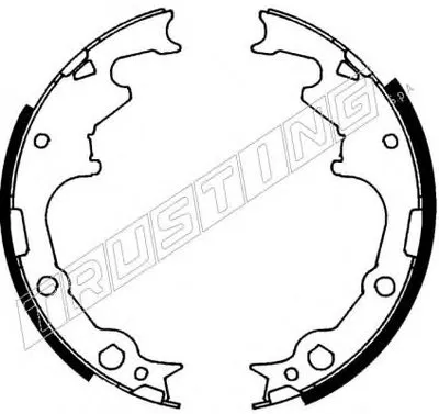 Комплект тормозных колодок TRUSTING купить