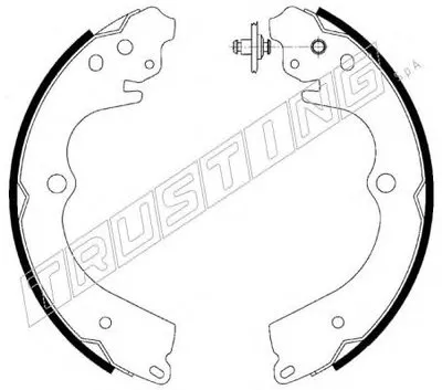 Комплект тормозных колодок TRUSTING купить