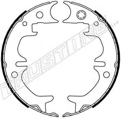 Комплект тормозных колодок, стояночная тормозная система TRUSTING купить