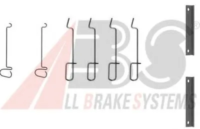 Комплектующие, колодки дискового тормоза A.B.S. купить