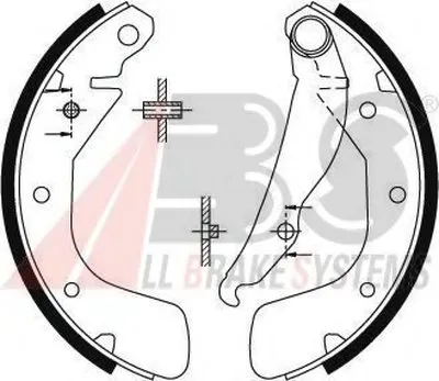 Комплект тормозных колодок A.B.S. купить