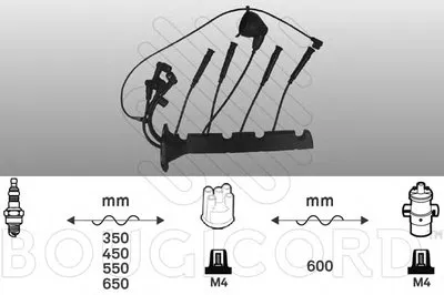 Комплект проводов зажигания BOUGICORD купить