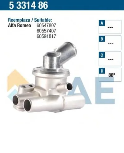 Термостат, охлаждающая жидкость FAE купить