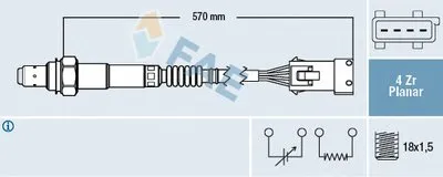 Лямда-зонд FAE купить