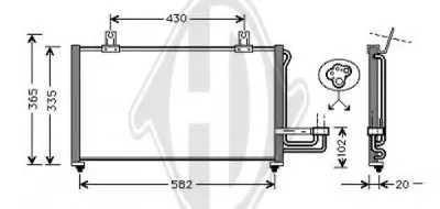 Конденсатор, кондиционер DIEDERICHS купить