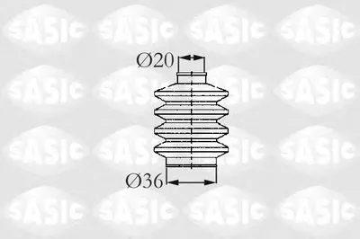 Комплект пылника, приводной вал SASIC купить