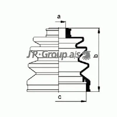Комплект пылника, приводной вал QH JP GROUP купить