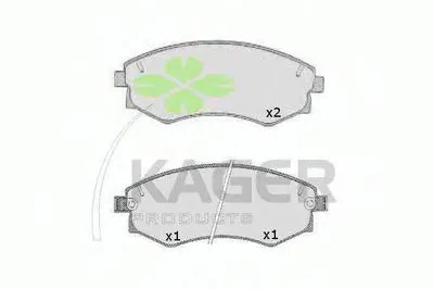 Комплект тормозных колодок, дисковый тормоз KAGER купить