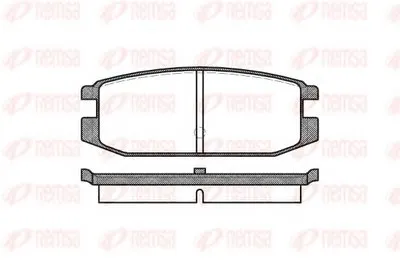 Комплект тормозных колодок, дисковый тормоз KAWE купить