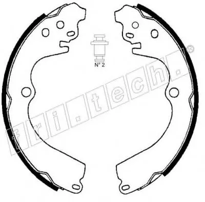 Комплект тормозных колодок fri.tech. купить