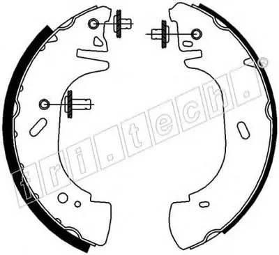 Комплект тормозных колодок REPARATION KIT fri.tech. купить