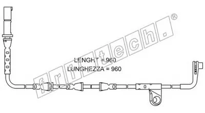 Сигнализатор, износ тормозных колодок fri.tech. купить