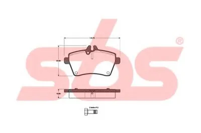 Комплект тормозных колодок, дисковый тормоз sbs купить