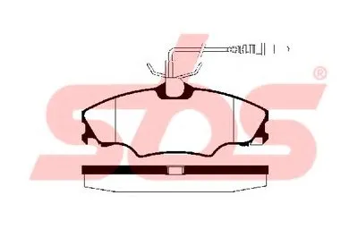 Комплект тормозных колодок, дисковый тормоз sbs купить