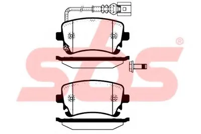 Комплект тормозных колодок, дисковый тормоз sbs купить