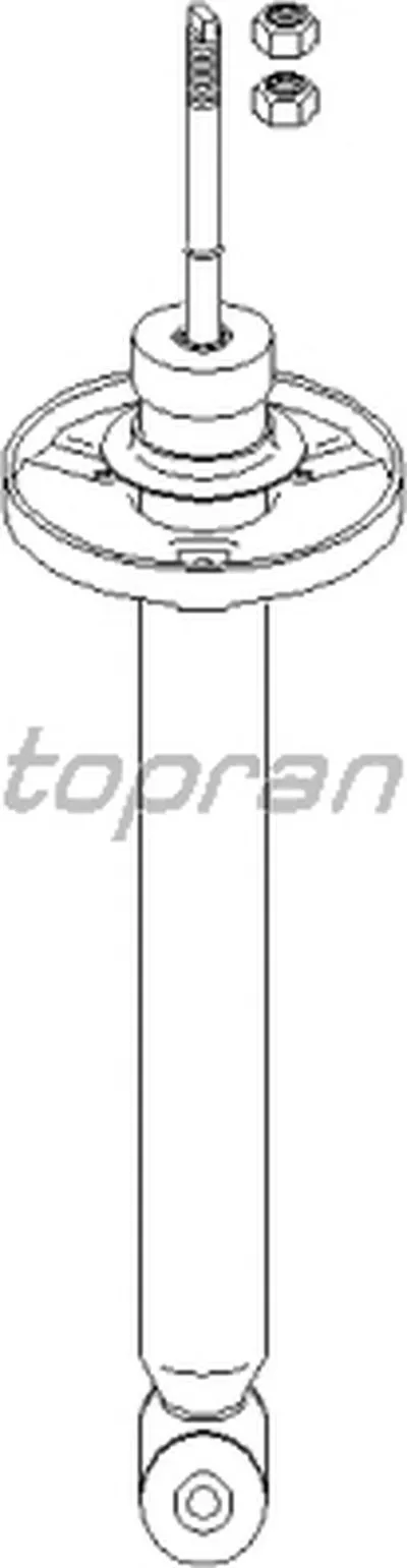 Амортизатор TOPRAN купить