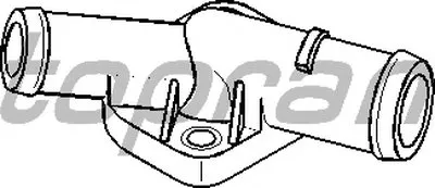 Фланец охлаждающей жидкости TOPRAN купить