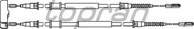 Трос, стояночная тормозная система TOPRAN купить
