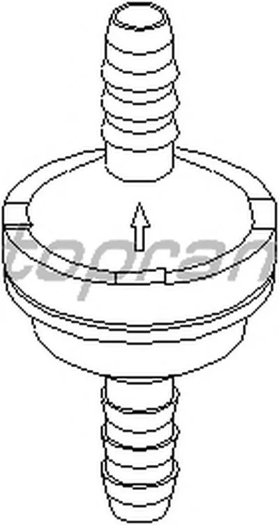 Клапан, усилитель тормозного механизма TOPRAN купить