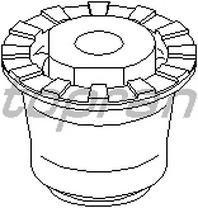 Втулка, балка моста TOPRAN купить