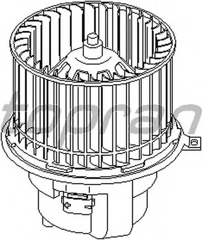 Электродвигатель, вентиляция салона TOPRAN купить