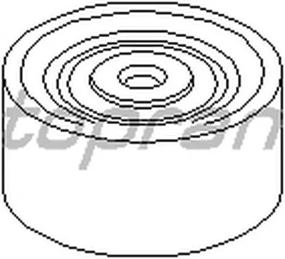 Натяжной ролик, поликлиновой  ремень TOPRAN купить