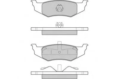 Комплект тормозных колодок, дисковый тормоз E.T.F. купить