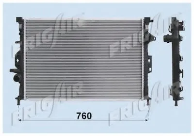 Радиатор, охлаждение двигателя FRIGAIR купить