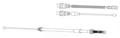 Трос, стояночная тормозная система CEF купить