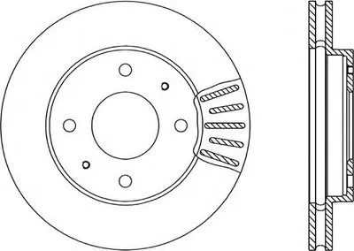 Тормозной диск ADAPTIVE OPEN PARTS купить
