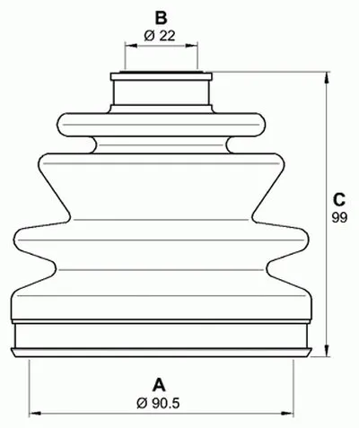 Комплект пылника, приводной вал SPIN OPEN PARTS купить