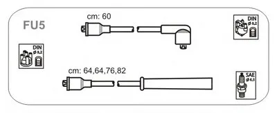 Комплект проводов зажигания JANMOR купить