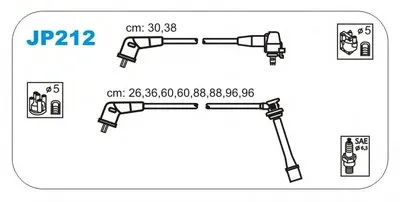 Комплект проводов зажигания JANMOR купить
