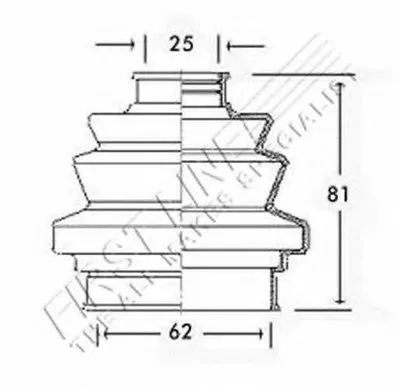 Пыльник, приводной вал FIRST LINE купить