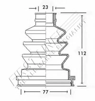 Пыльник, приводной вал FIRST LINE купить