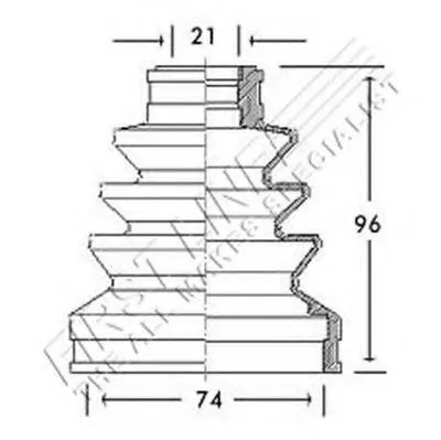 Пыльник, приводной вал FIRST LINE купить