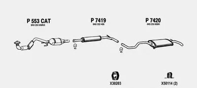 Система выпуска ОГ FENNO купить