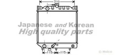 Радиатор, охлаждение двигателя ASHUKI купить
