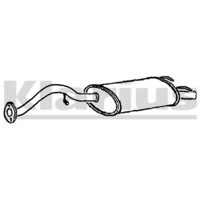 Глушитель выхлопных газов конечный KLARIUS купить